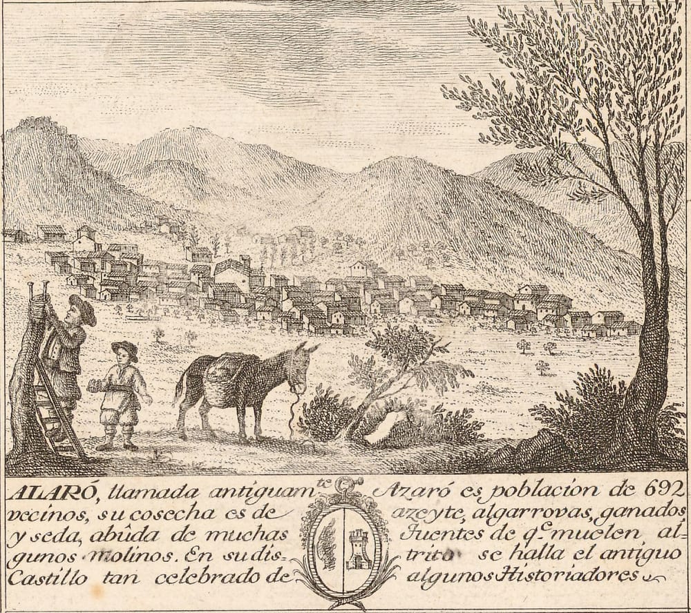 Vista gravada de Alaró