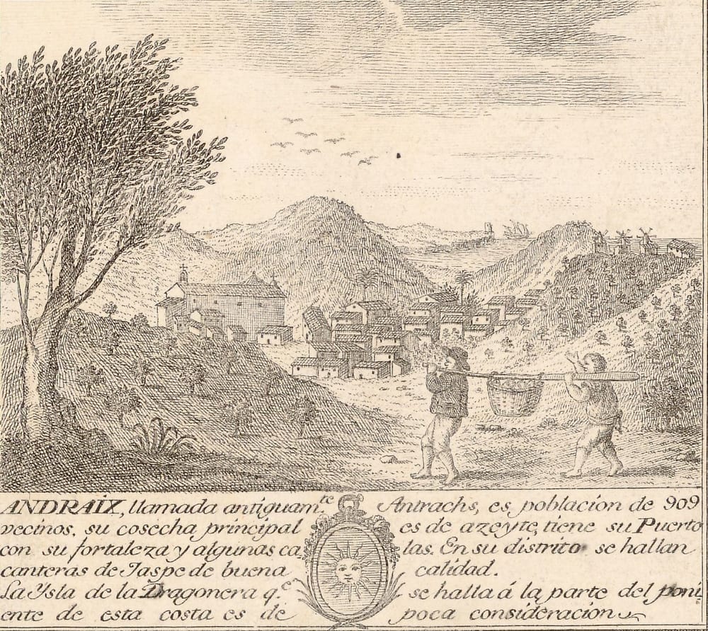 Vista gravada de Andratx