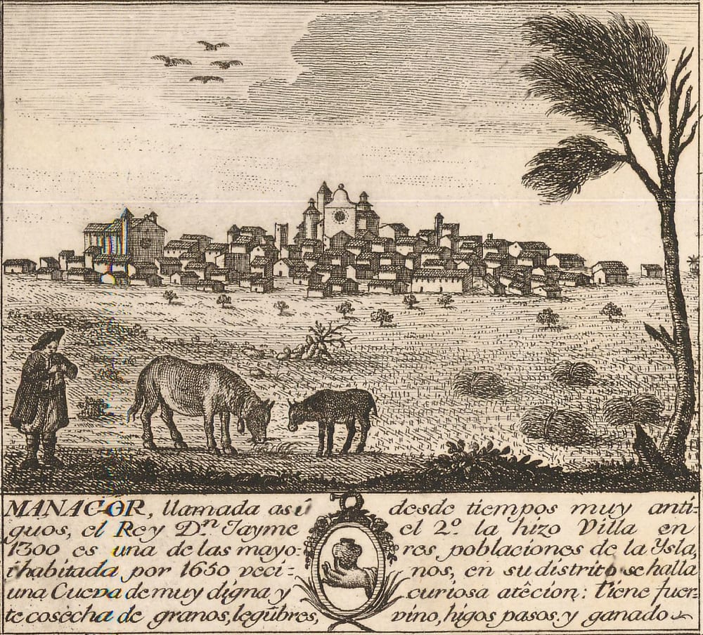 Vista gravada de Manacor
