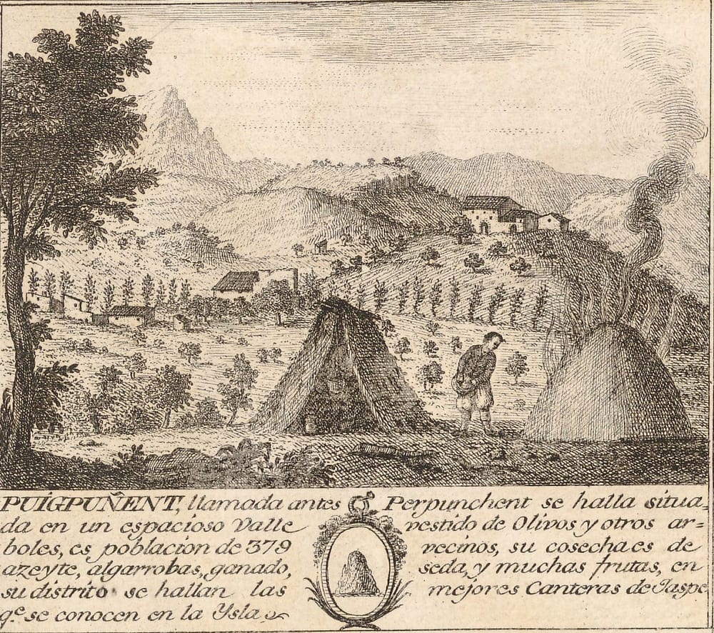 Vista gravada de Puigpunyent