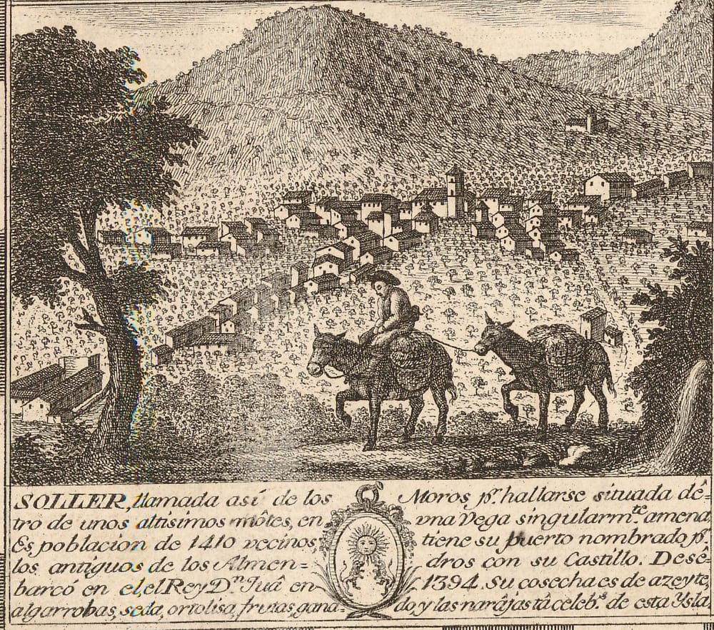 Vista gravada de Sóller